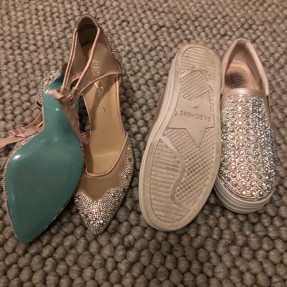 Glitter heels glitter platforms - Picture 2 of 5